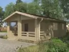 Дом-баня из бруса «Теано» из бруса фото №1