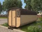 Баня квадро бочка 6м из бруса фото №1