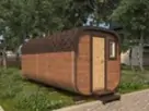 Баня квадро бочка 5м из бруса фото №1