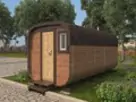 Баня квадро бочка 5м из бруса фото №2