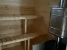 Баня бочка 6м с боковым входом и выносом топки из бруса фото №7