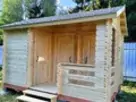 Садовый домик-хозблок «Реус» из бруса фото №5