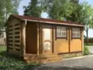 Садовый домик-хозблок «Гаттер» из бруса фото №1