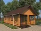 Дачный дом «Арли» из бруса фото №1