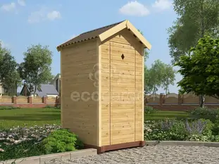 Новый дешевый каркасный туалет 