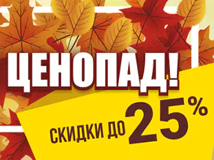 Акция «Осенний ценопад»