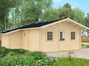 Угловые домики из бруса камерной сушки