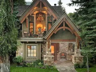 Дача в стиле шале