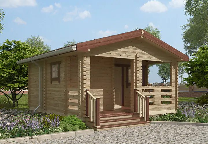 Садовый домик-баня «Сандуны» фото