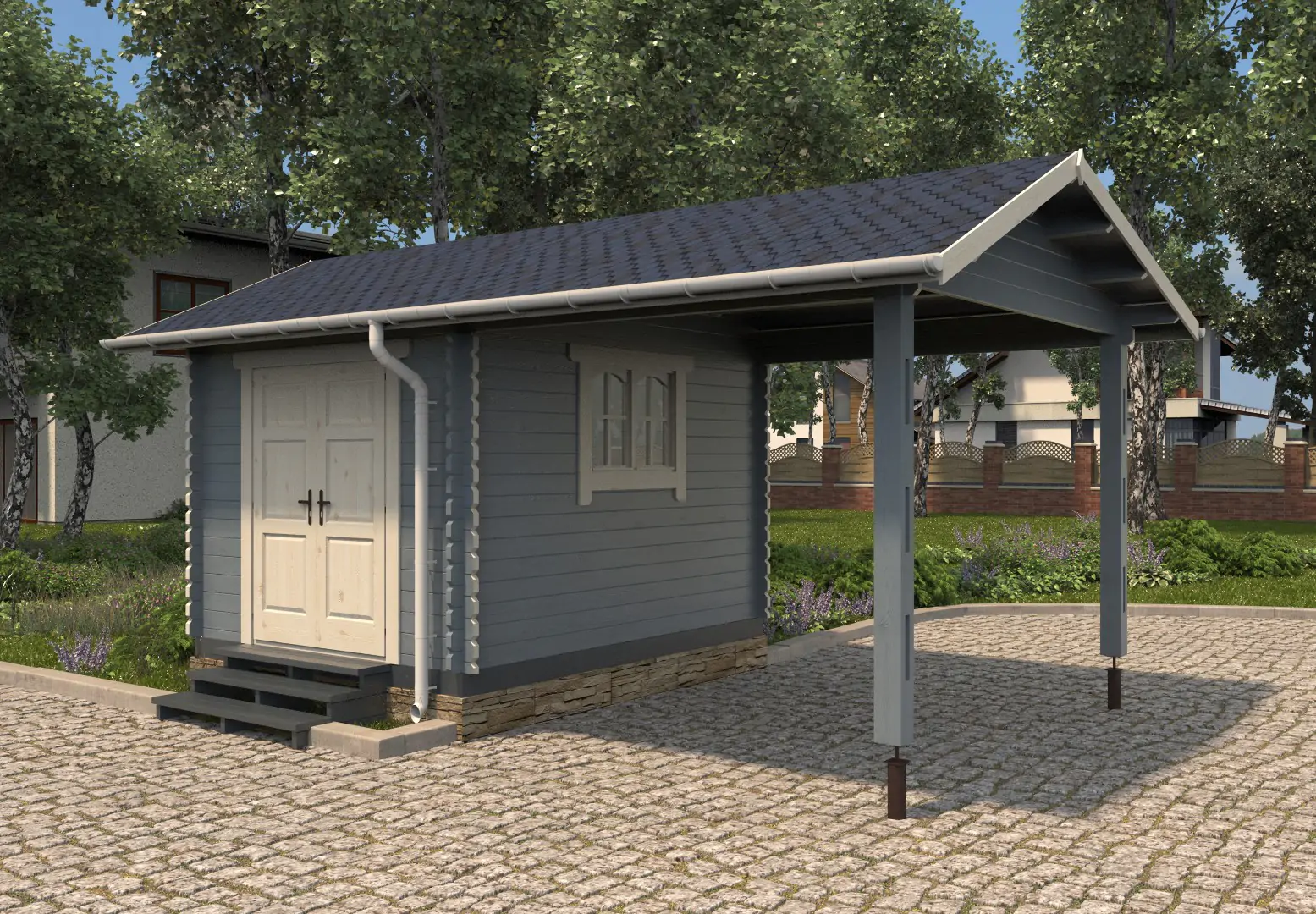 Садовая бытовка «Бирни» фото