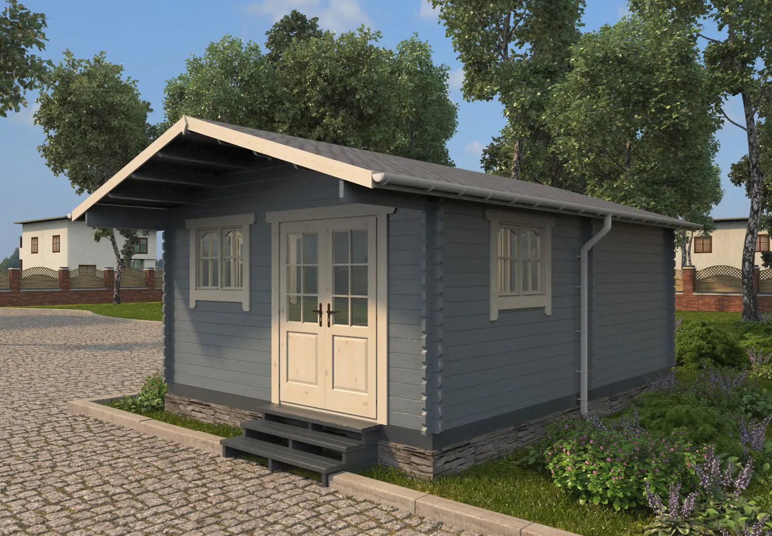 Садовый домик - баня «Медоро» фото