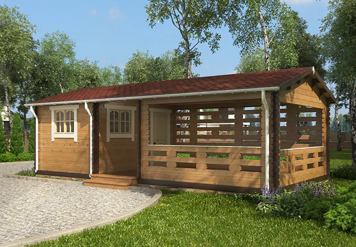 Садовый домик/Летняя кухня «Нуско» фото